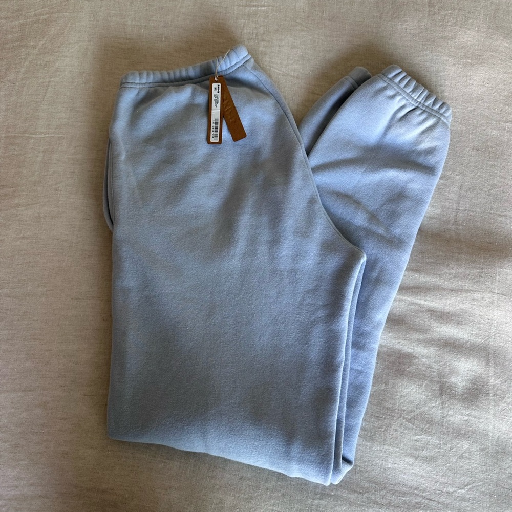 SKIMS Cotton Fleece Jogger XXS (Periwinkle)